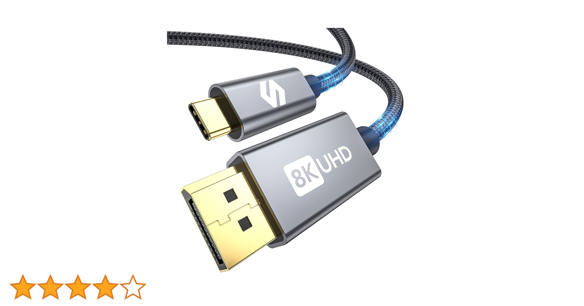 Amazon.co.jp: Silkland 8K@60Hz USB-C DisplayPort 変換ケーブル DP1